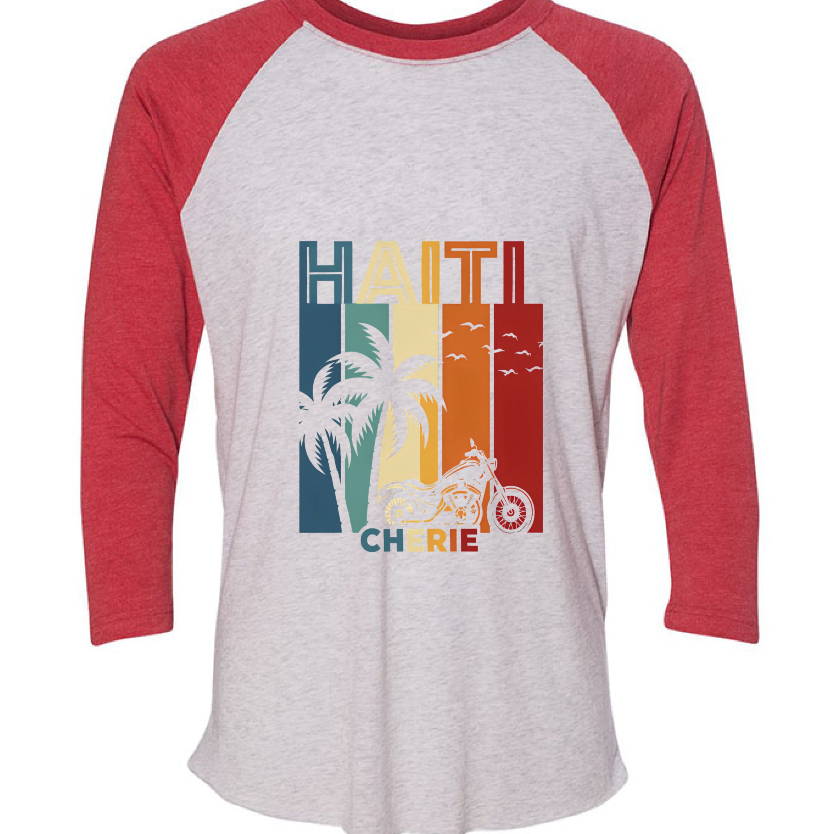 Vintage Red/ Heather White - FRONT