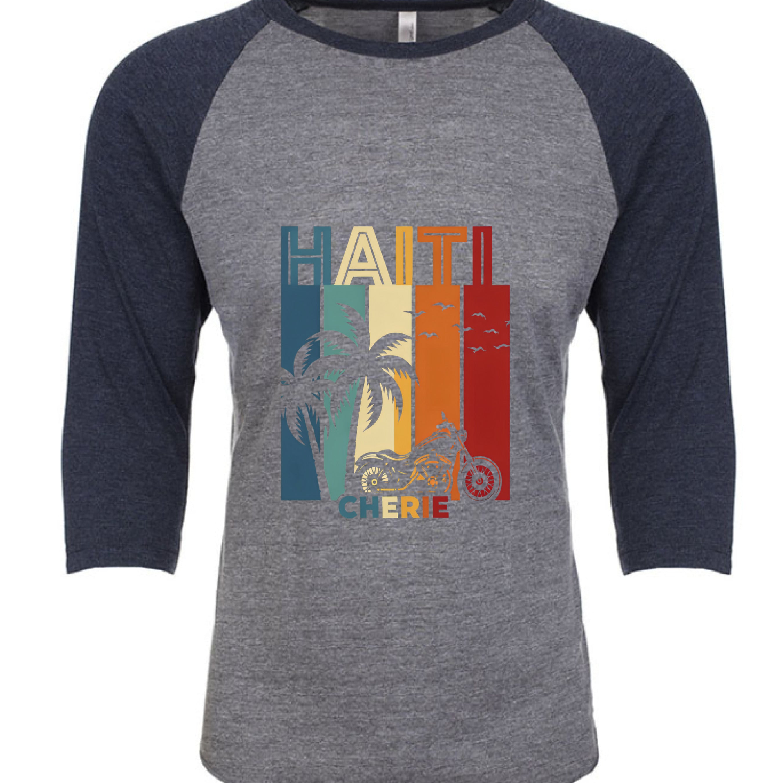 Vintage Navy/ Premium Heather - FRONT