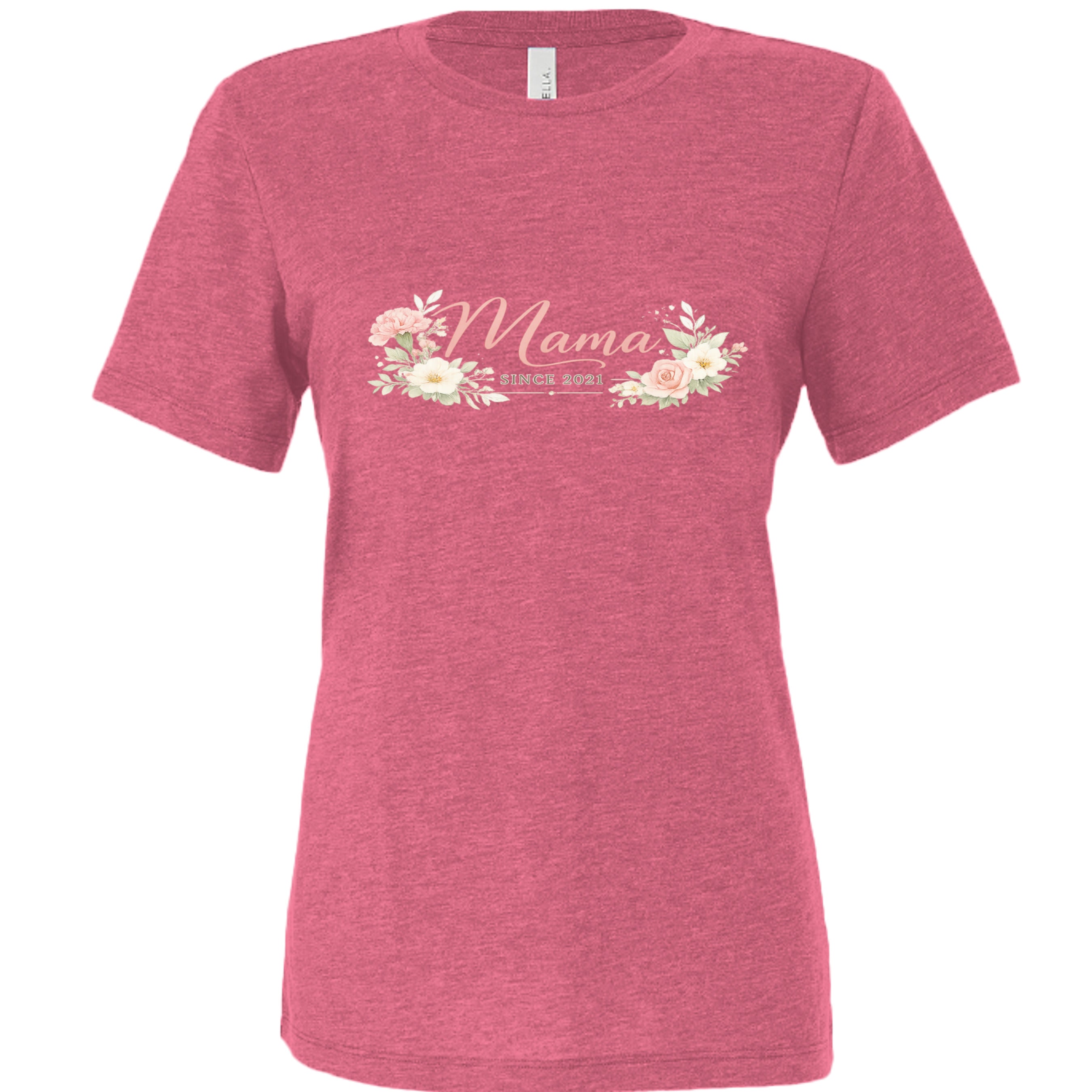 Char Pink Triblend - 6413 - FRONT